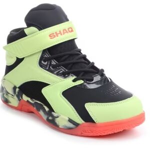 Shaq Little Kid Motivate Sneakers - Black and Green Size 12